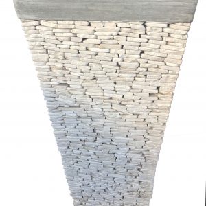 Solid Pot w/ Pebbles 1m