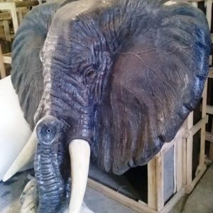 Water Feature Elephant Plaque 170x140cm (PMA71)