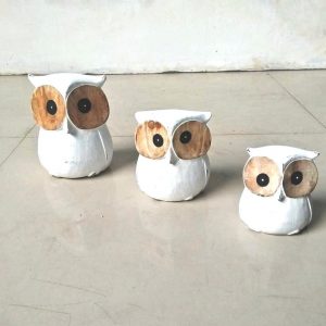 Wooden Owl (L @29, M @12, S @9, XS @5)