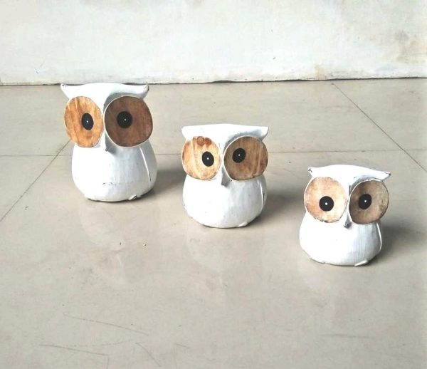 Wooden Owl (L @29, M @12, S @9, XS @5)