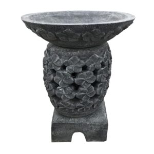 Bird Bath Frangipani Pattern (SBPOT1)