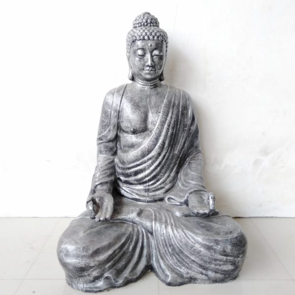 Statue Sitting Buddha Chakra (TM826)