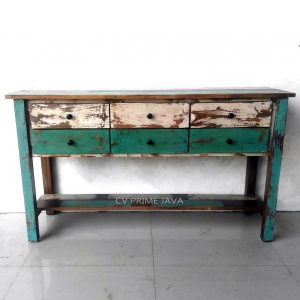 Console Table 6 Drawers (TRGB32)