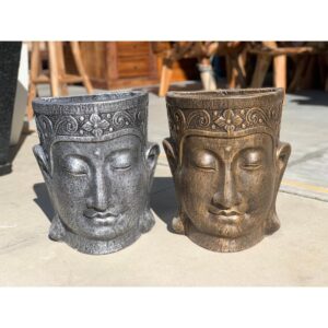 Pot Buddha Head Wall Planter S (each)