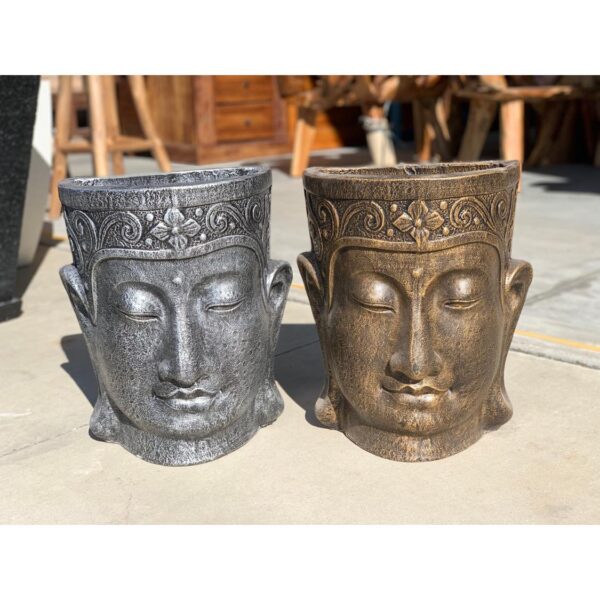 Pot Buddha Head Wall Planter S (each)