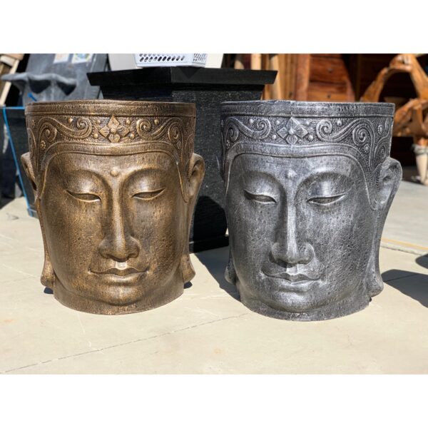 Pot Buddha Head Wall Planter L (each)