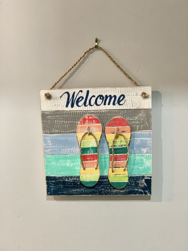 Flip Flop Welcome Sign