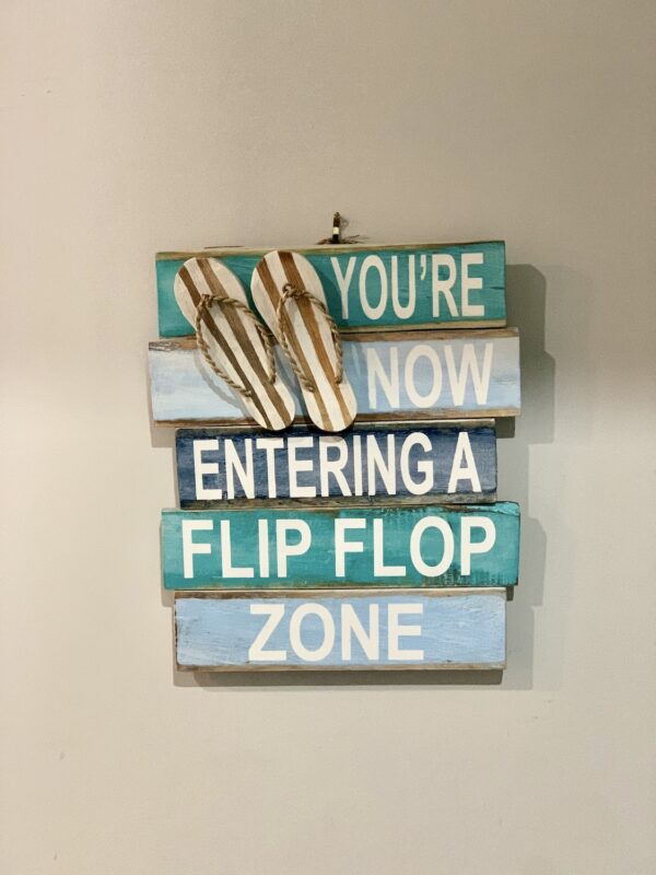 Flip Flop Zone Sign