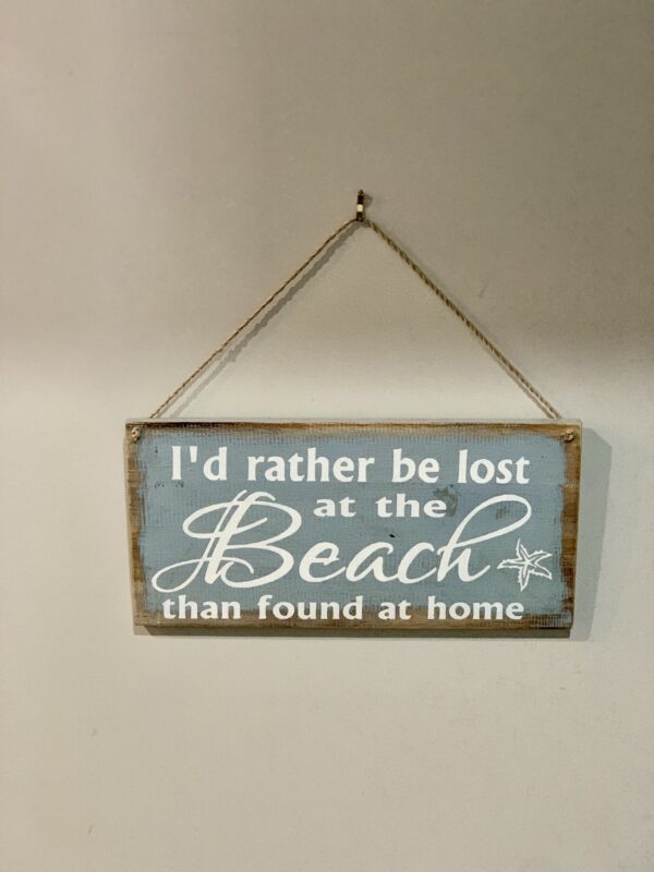 I'd Rather be Lost at the Beach