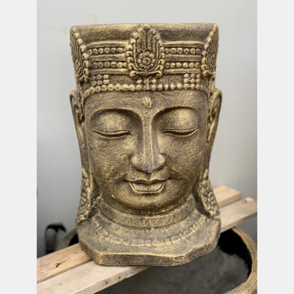 Pot Lakshmi Head 40cm tall (SB346) - Image 2