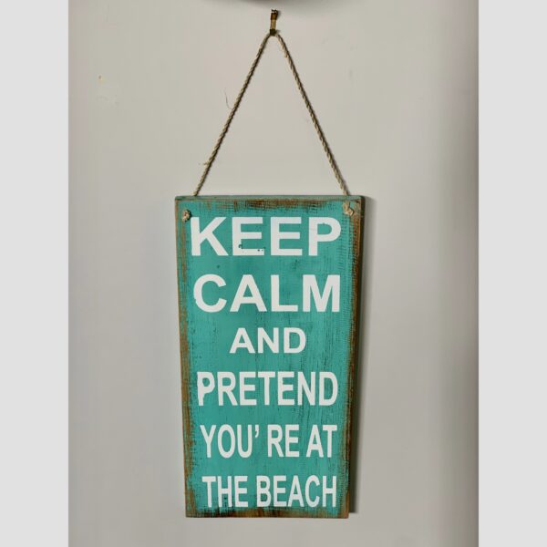 Keep Calm and Pretend Sign