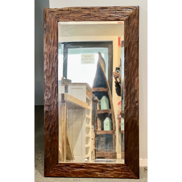 Teak Solid Frame Mirror 135cm