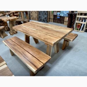 Dining Table Set w/ 2 Benches (DINS/KDM03)