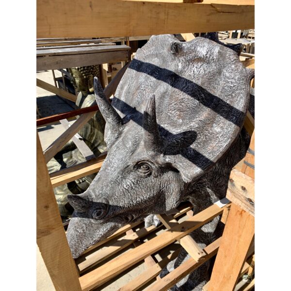 A Triceratops Statue