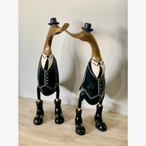 Duck in Tuxedo 50cm tall