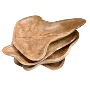 Teak Bowl Thin 40-50cm