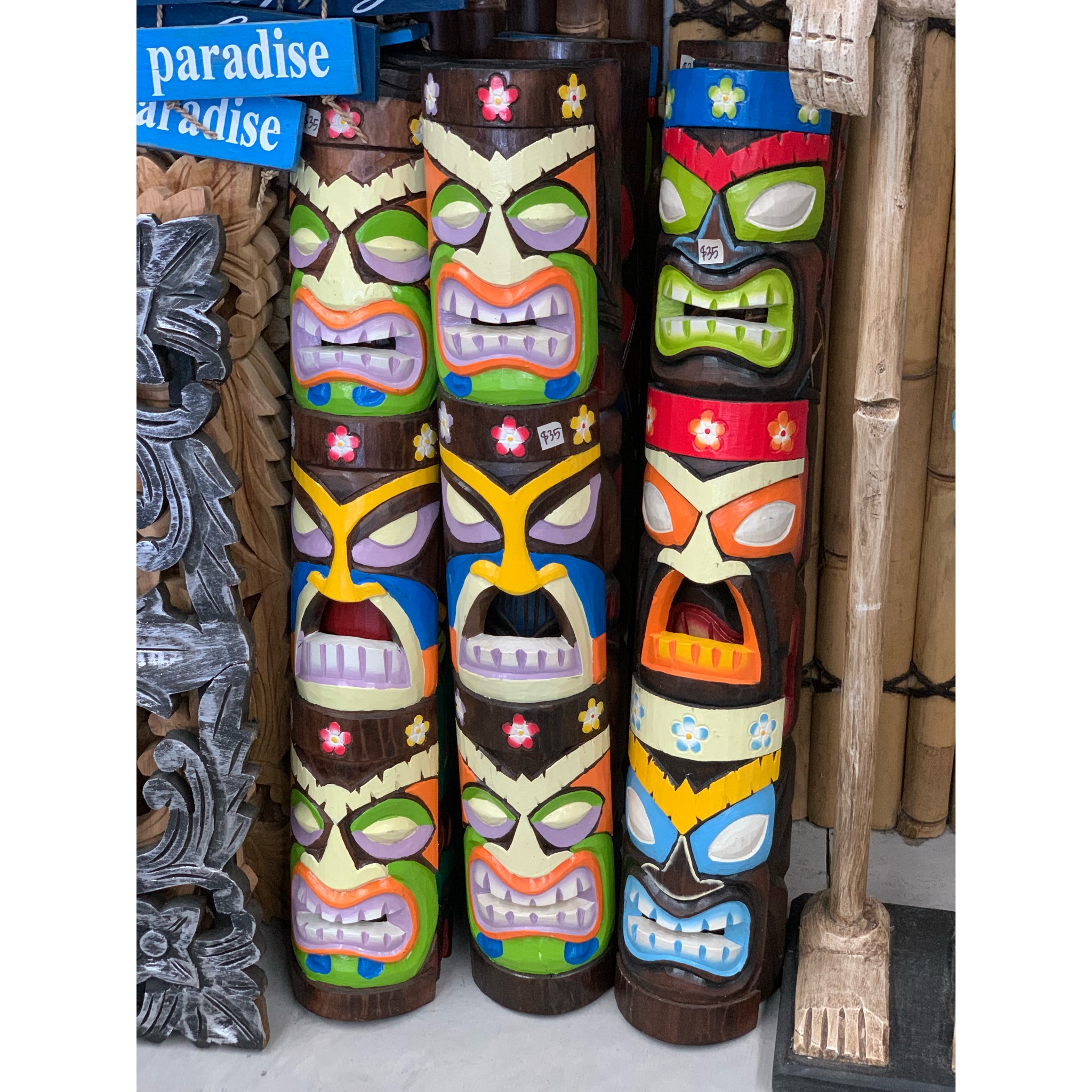 Tiki Mask 1m tall