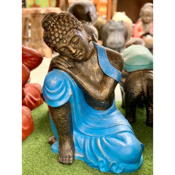 Resting Buddha w/ Colourful Rope (TM702) - Image 2