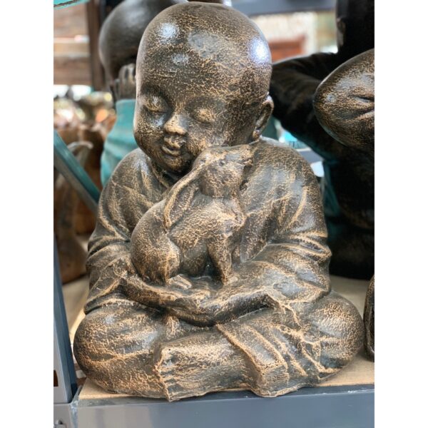 Monk Holding a Rabbit (SHRB) - Image 2