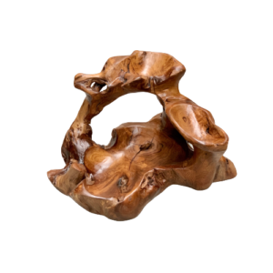 Teak Bowl Stand 60-80cm high