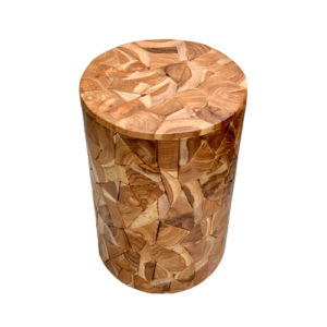 Teak Pieces Round Stool (KS02)