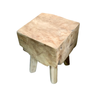 Rustic Teak Stool