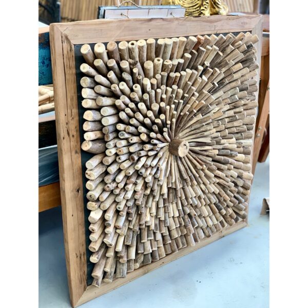 Dotted Wooden Wall Deco (YN151) - Image 2