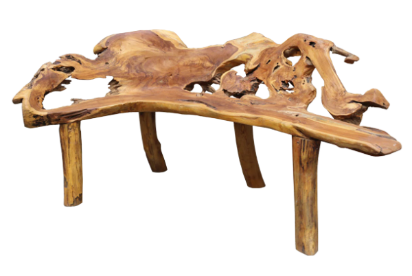 Teak Root Bench 140-160cm (TRBEN) - Image 2