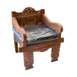 Single Carved Chair w/ Matt (DAY/PJP/1S)