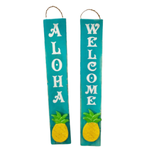 Welcome or Aloha Sign