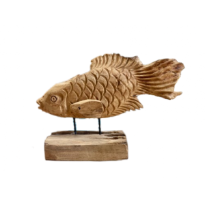 Driftwood Fish on Stand (YN189)