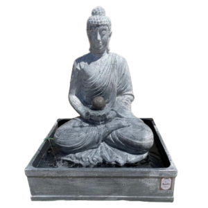 Water Feature Sitting Buddha w/ Ball (TM1158)