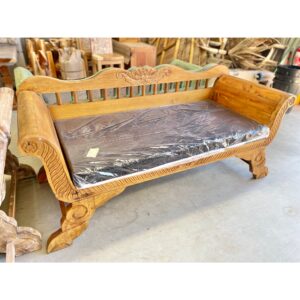 Daybed Rolled Arms Natural Brown (TRG52XL)