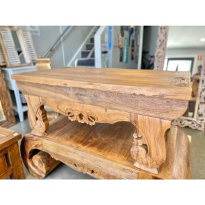 Teak Curved Coffee Table (JCOF/PJP37)
