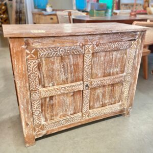 Cabinet 2 Doors White Washed (TRG105)