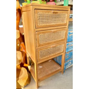 Rattan Chest of 3 Drawers (GN016)