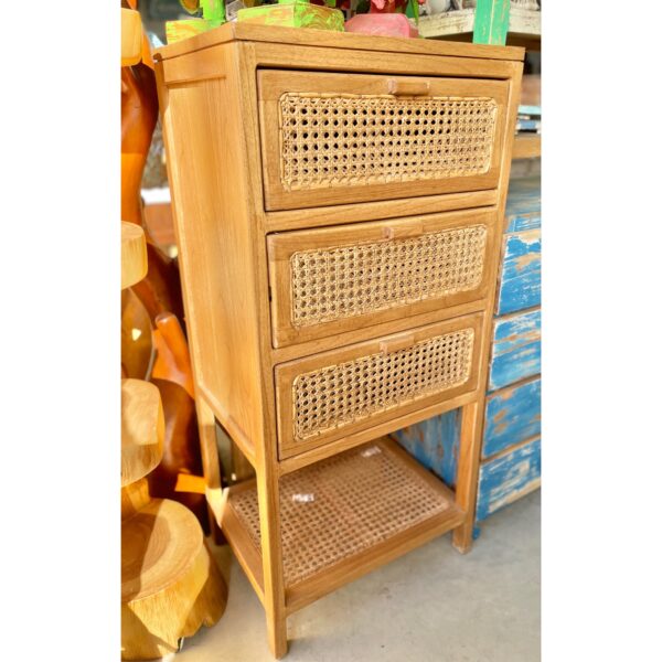 Rattan Chest of 3 Drawers (GN016)