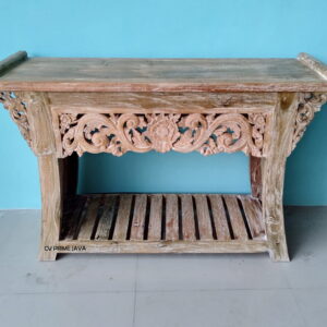 TRG59 120 CONSOLE W/ CARVING 120x40x80 CM