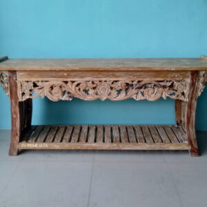 TRG59 180 CONSOLE W/ CARVING 180x40x80 CM